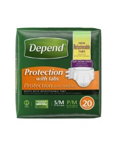 Depend Maximum Protection Adult Diaper Brief for Incontinence