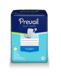 Prevail Pant Liners SM Adult Incontinence Bladder Control Pad - 13.5 Inch